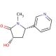 cis-3′-Hydroxy Cotinine (CAS 37096-14-3) - chemical structure image