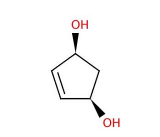cis-4-Cyclopentene-1,3-diol (CAS 29783-26-4) - chemical structure image