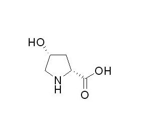 cis-4-Hydroxy-D-proline (CAS 2584-71-6) - chemical structure image