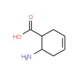 cis-6-Amino-cyclohex-3-enecarboxylic acid (CAS 54162-90-2) - chemical structure image