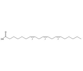 cis-7,10,13-Nonadecatrienoic acid (CAS 10417-91-1) - chemical structure image