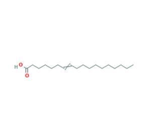 cis-7-Octadecenoic acid (CAS 13126-31-3) - chemical structure image