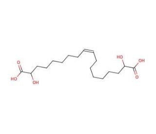 (cis-9)-2,17-Dihydroxyoctadecenoic Acid - chemical structure image