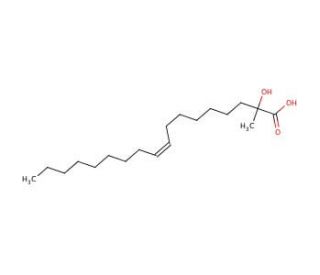 (cis-9)-2-Hydroxy-2-methyl-octadecenoic Acid - chemical structure image