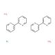 cis-Bis-(2,2′-bipyridine)dichlororuthenium(II) dihydrate (CAS 15746-57-3) - chemical structure image