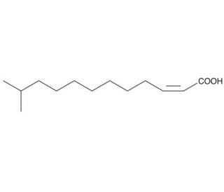 cis-&Delta;2-11-methyl-Dodecenoic Acid (CAS 677354-23-3) - chemical structure image