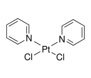cis-Dichlorobis(pyridine)platinum(II) (CAS 15227-42-6) - chemical structure image