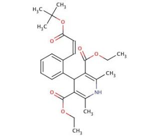 cis Lacidipine (CAS 103890-79-5) - chemical structure image