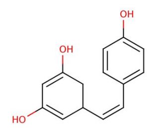 cis-Resveratrol (CAS 61434-67-1) - chemical structure image
