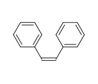 cis-Stilbene (CAS 645-49-8) - chemical structure image