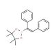 cis-Stilbeneboronic acid pinacol ester (CAS 264144-59-4) - chemical structure image