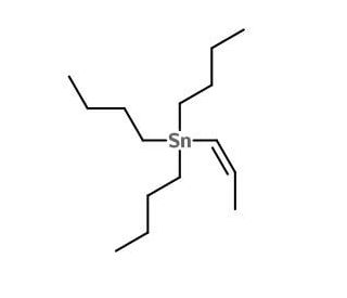 cis-Tri-n-butyl(1-propenyl)tin (CAS 66680-84-0) - chemical structure image