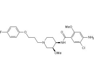Cisapride (CAS 81098-60-4) - chemical structure image