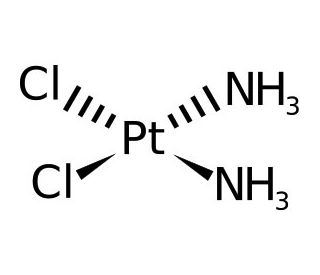 Cisplatin (CAS 15663-27-1) - chemical structure image