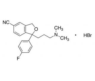 Citalopram, Hydrobromide Salt (CAS 59729-32-7) - chemical structure image