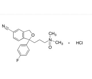 Citalopram N-Oxide Hydrochloride (CAS 62498-71-9) - chemical structure image
