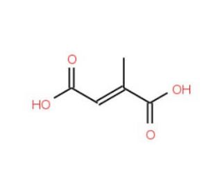 Citraconic acid (CAS 498-23-7) - chemical structure image