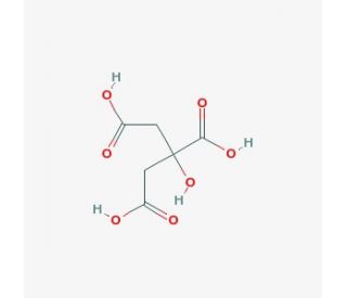 Citric Acid, Anhydrous (CAS 77-92-9) - chemical structure image