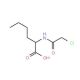ClAc-L-norleucine (CAS 56787-36-1) - chemical structure image