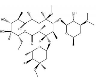 Clarithromycin (CAS 81103-11-9) - chemical structure image