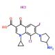 Clinafloxacin Hydrochloride (CAS 105956-99-8) - chemical structure image