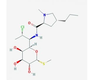 Clindamycin (CAS 18323-44-9) - chemical structure image