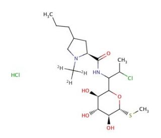Clindamycin-d3 Hydrochloride (CAS 1356933-72-6) - chemical structure image