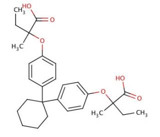 clinofibrate (CAS 30299-08-2) - chemical structure image