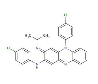 Clofazimine (CAS 2030-63-9) - chemical structure image