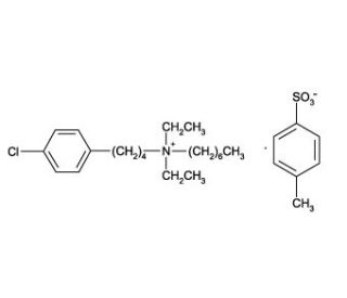 Clofilium tosylate (CAS 92953-10-1) - chemical structure image