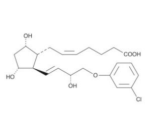 (&plus;)-Cloprostenol (CAS 54276-21-0) - chemical structure image