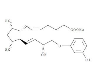 Cloprostenol Sodium (CAS 55028-72-3) - chemical structure image