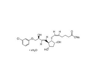 (&plusmn;)-Cloprostenol sodium salt (CAS 55028-72-3) - chemical structure image