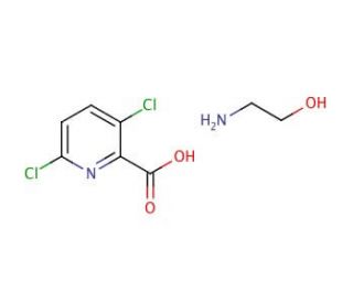 Clopyralid (2-hydroxyethyl)ammonium (CAS 57754-85-5) - chemical structure image