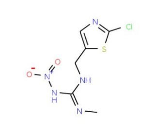 Clothianidin (CAS 210880-92-5) - chemical structure image