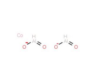 Cobalt aluminum oxide, Co 39-42% (CAS 12672-27-4) - chemical structure image