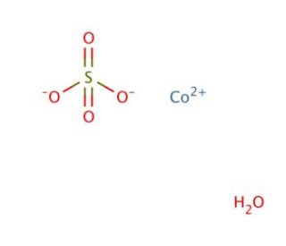 Cobalt(II) sulfate heptahydrate (CAS 10026-24-1) - chemical structure image