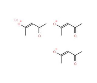 Cobalt(III) 2,4-pentanedionate (CAS 21679-46-9) - chemical structure image