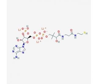 Coenzyme A, Trilithium Salt (CAS 18439-24-2) - chemical structure image