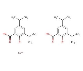 Copper bis-3,5-diisopropylsalicylate - chemical structure image