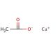 Copper(I) acetate (CAS 598-54-9) - chemical structure image