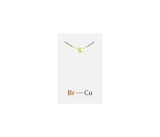 Copper(I) bromide dimethyl sulfide complex (CAS 54678-23-8) - chemical structure image