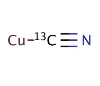 Copper(I) cyanide-13C (CAS 93596-81-7) - chemical structure image