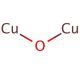 Copper(I) oxide (CAS 1317-39-1) - chemical structure image