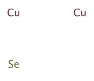 Copper(I) selenide (CAS 20405-64-5) - chemical structure image