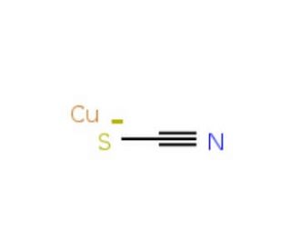 Copper(I) thiocyanate (CAS 1111-67-7) - chemical structure image
