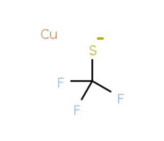 Copper(I) Trifluoromethanethiolate (CAS 3872-23-9) - chemical structure image