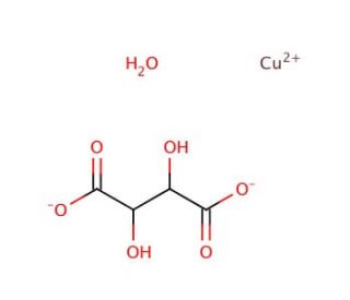 Copper(II) tartrate (CAS 946843-80-7) - chemical structure image