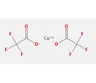 Copper(II) trifluoroacetate (CAS 123333-88-0) - chemical structure image