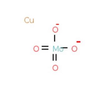 Copper molybdenum oxide (CAS 13767-34-5) - chemical structure image